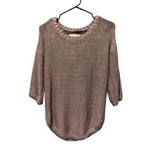 Ann Taylor Loft Women's Dark Tan Knitted Sweater thumbnail 2
