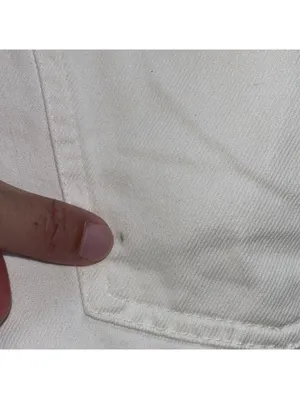 Zara White wide leg marine jeans in a US 2 #widelegjeans #denim thumbnail 5