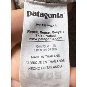 Patagonia Better Sweater Women‎ Sz S Beige/Gray 1/4 Zip Fleece Jacket Pullover thumbnail 6