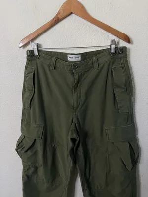 Aritzia TNA Supply Cargo Pant Green Womens Size 10‎ thumbnail 4
