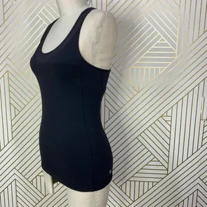 Lululemon‎ Deep Breath Tank Black Racerback Size US 4 thumbnail 4