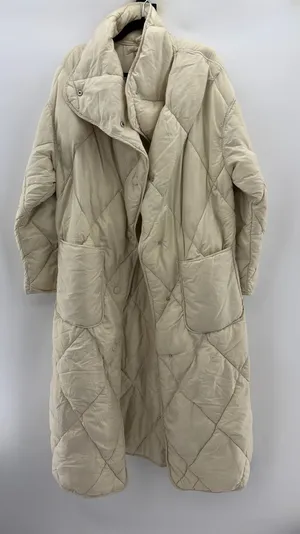 Free People Joanna Maxi Puffer Jacket Almond Milk thumbnail 1