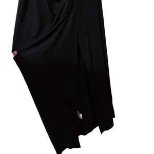 Reformation Black Nostra One Shoulder Slit Maxi Dress Size Large thumbnail 6