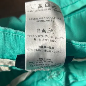 Patagonia Stretch All-Wear Bermuda Shorts 8 Turquoise Preppy Casual Summer Chino thumbnail 8