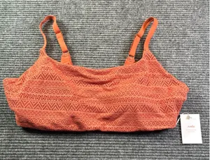 Andie Swim Maui Top Cedar Burnt Orange Pointelle Bikini XXXL Boho AT288-CEDR thumbnail 1