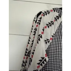 Area Stars Women’s Small Whimsigoth Black White Gingham Prairie Dress Cottagecor thumbnail 6
