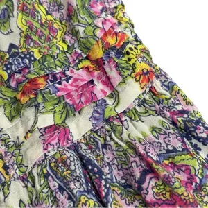 $98 Maeve by Anthropologie Multicolored Ceresco Floral Peasant Blouse XS thumbnail 7