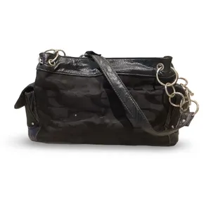 The Sak Black and Silver Patchwork Shoulder Bag thumbnail 2
