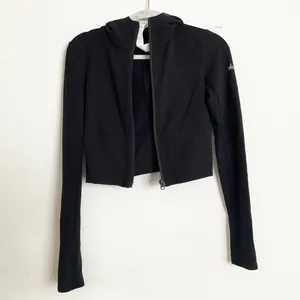 Alo Yoga Sway Full Zip Hoodie Black M thumbnail 4
