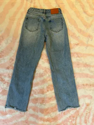 Princess Polly Calisto Straight Leg Jean Light Wash Denim thumbnail 6