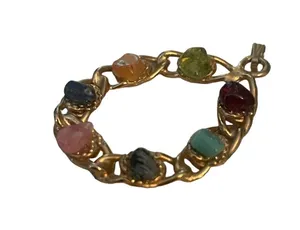 Vintage multi gemstone pendant thumbnail 3