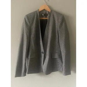 ZARA‎ TAILORED HOUNDSTOOTH BLAZER thumbnail 6