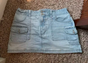 American Eagle Denim Mini Skirt thumbnail 1