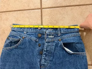 Vintage Levi’s Made in USA Denim Maxi Skirt thumbnail 5