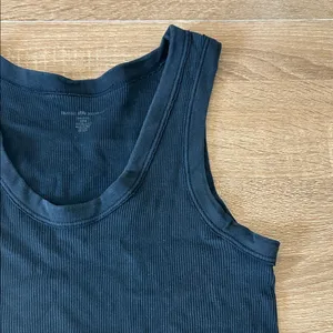 Brandy Melville Midnight Ribbed Crop Top thumbnail 3