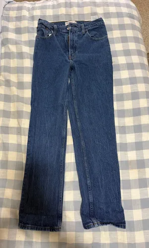 Abercrombie 90s Straight Ultra High-Rise Jeans thumbnail 1