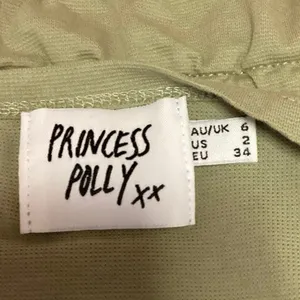Princess Polly Green Short Sleeve Tie Waist Peplum Cardian Blouse Crop Top Sz 2 thumbnail 3