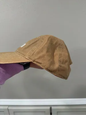 Vuori Tan Cotton Baseball Cap with White Logo thumbnail 4