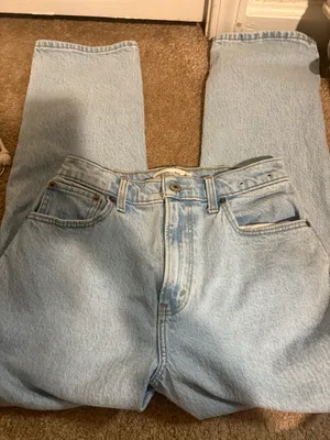Abercrombie and fitch 90s straight ultra high rise thumbnail 1