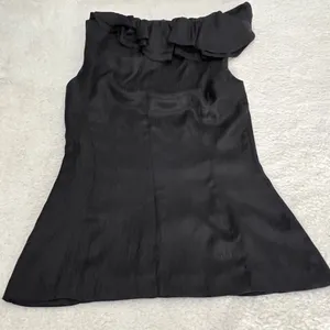 NWOT- Trina Turk Black Silk Sleeveless Top Size 6 thumbnail 5