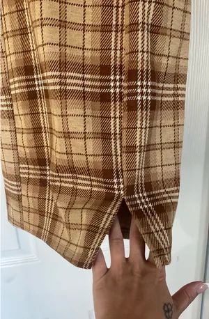 Ultra Flirt Plaid dress thumbnail 2