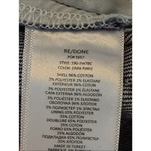 RE/DONE Dark Wash 70S Bootcut Jeans Button Fly Size 29 thumbnail 5
