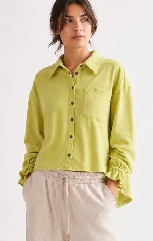 Free People Movement Shacket Button Down Shirt thumbnail 1