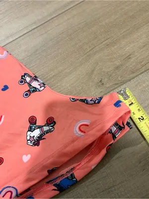 Joyspun Women's pocket Pajama Shorts Roller Skate‎ Hearts Epic coral large thumbnail 8