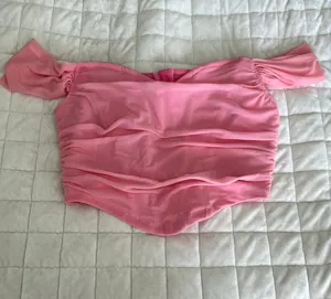 Shein Top Pink Corset Size M thumbnail 1