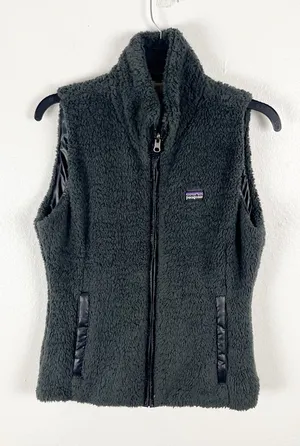 PATAGONIA Los Gatos Fleece Full Zip Pockets Sleeveless Vest Size Medium Hiking thumbnail 1