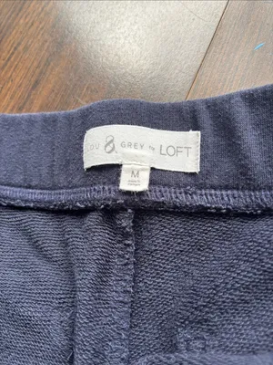 Lou & Grey w/ LOFT Colorful Heart Terry Sweatpants Jogger Pants Sz Med Valentine thumbnail 7