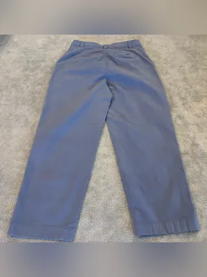 Women’s GAP Brand Straight-Leg Khaki Pants in Light Blue Size 4 thumbnail 5