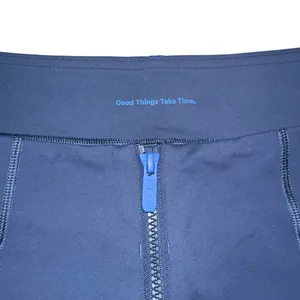 Lululemon Define Zip Front Blue High-Waisted Flare Legging Pants in Pitch Blue thumbnail 4