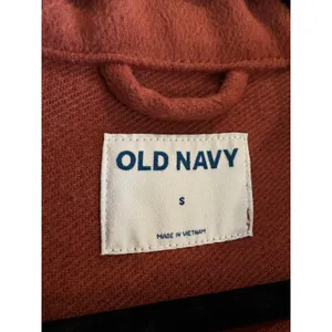 Old Navy Womens Rust Orange Wool Blend Shacket Button Front Shirt Jacket Small thumbnail 4