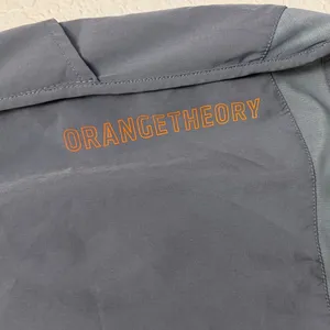 OTF Orangetheory Gray with Orange Athletic Shorts Size Large thumbnail 7