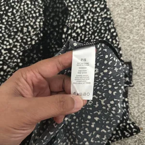 Garage Black and Off White White Satin Midi Skirt thumbnail 7