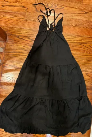 SheIn Black Maxi Dress thumbnail 2