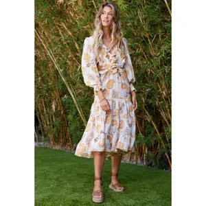 Bishop + Young x Anthropologie Paloma Cut-Out‎ Dress In Montecito Womens Size S thumbnail 2