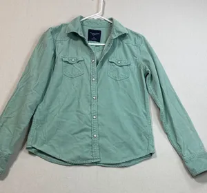 American Eagle Outfitters Mint Green Shirt thumbnail 1