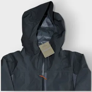 Patagonia Boulder Fork Rain Jacket Size XS Womens Forge Grey Full Zip thumbnail 3