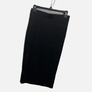 Universal Threads Womens‎ Knit Pencil Skirt Black Ribbed Midi Small F16804866 thumbnail 3