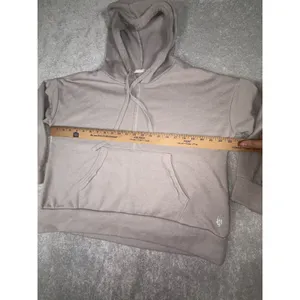 Free People Movement Work It‎ Out Oversized Hoodie Small Gray thumbnail 4