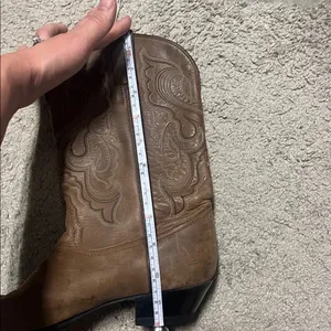 Tony Lama women's‎ cowboy boots 7.5 Brown thumbnail 7