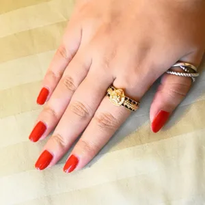 Gold Lion Ring thumbnail 5