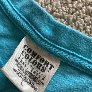 Comfort Colors Chickadees T-Shirt Light Blue Unisex Size Large Rush Chi Kappa thumbnail 3