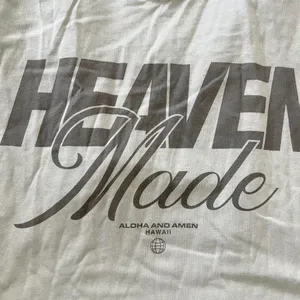 NWOT Aloha and Amen Heaven Made Lightweight Tee / Graphic T-shirt Size L thumbnail 2