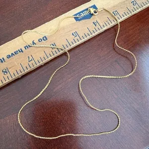 Stamped SO Gold Tone Necklace thumbnail 1