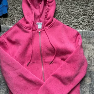 Love Streak Vibrant Pink Zip-Up Hooded Jacket thumbnail 1