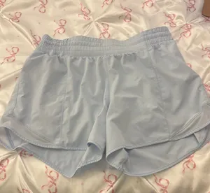 Light blue Lululemon 4 inch shorts thumbnail 6