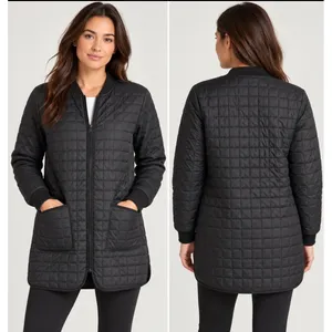 Athleta Grandview PrimaLoft Shell Jacket‎ Womens XL Black Puffer Coat Quilted thumbnail 2
